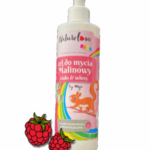 Żel do mycia włosów i ciała - Malina