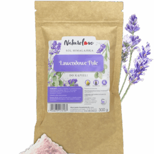 Sól Himalajska do kąpieli Lawendowe Pole